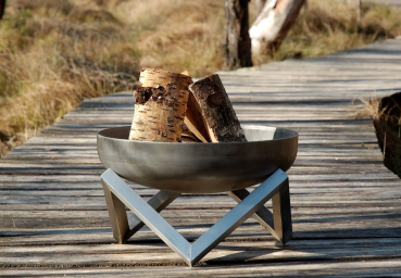 Preview: Design - Feuerschale "Z" Größe L Ø 45 cm