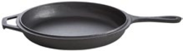 2 in 1 Topf und Pfanne/Topfdeckel aus Gusseisen  Ø 25,5 cm