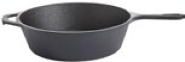 2 in 1 Topf und Pfanne/Topfdeckel aus Gusseisen  Ø 25,5 cm