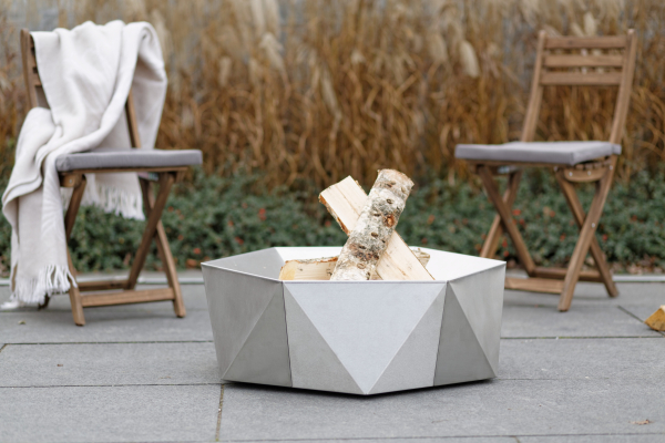 Design - Feuerschale "JUNDA" Größe Super XXL EDELSTAHL