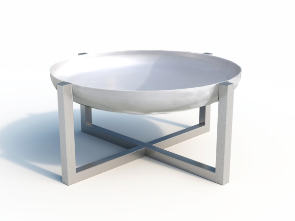 Design - Feuerschale "Cross" Größe Super XXL Ø 79 cm EDELSTAHL