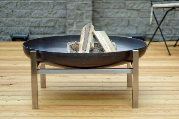 Design - Feuerschale "CUBE" Größe Super XXL Ø 79 cm